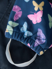 NAME IT Softshell Dragt Alfa08 Insignia Blue Butterflies